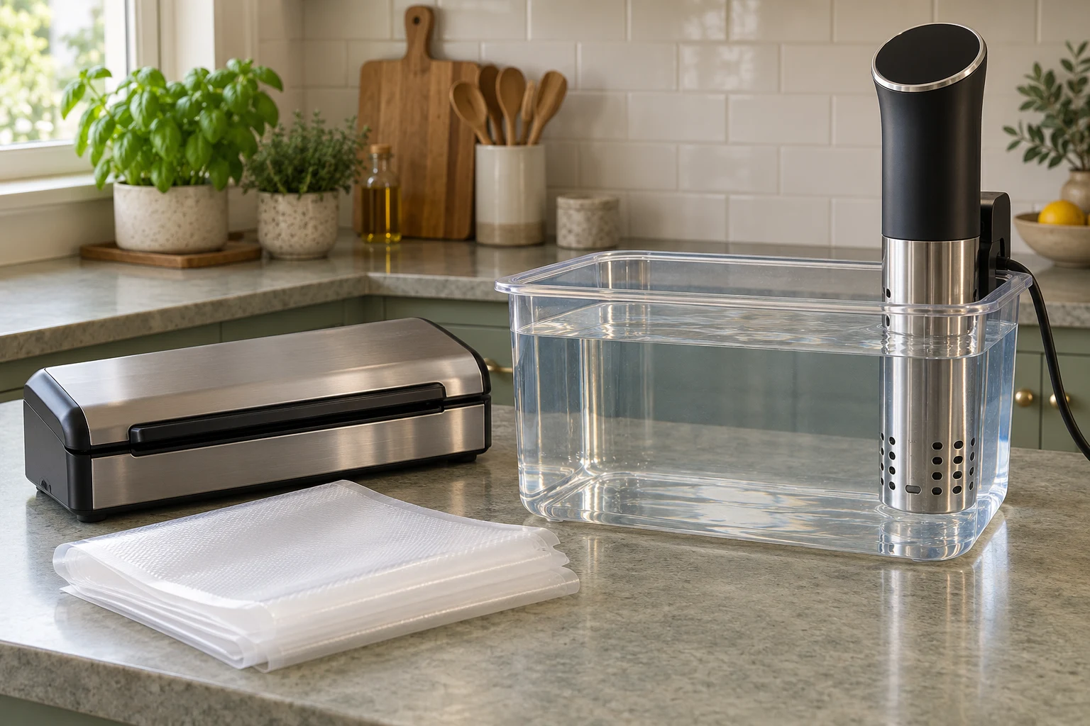 Sous-vide and vacuum-sealing equipment collection
